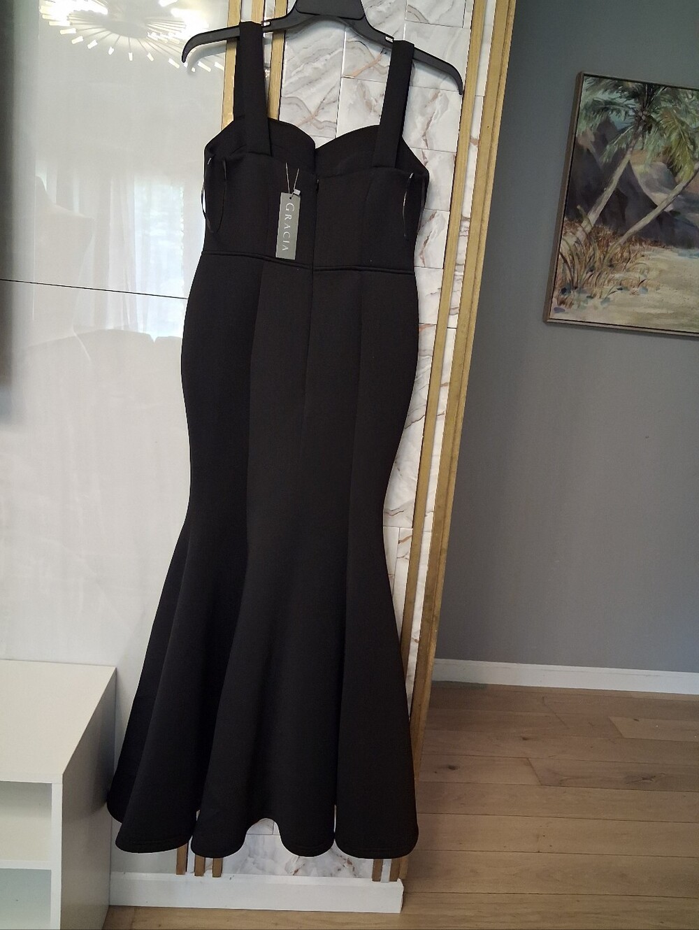 Gracia Black Strapless-Style Mermaid Maxi Dress - Picture 3 of 3